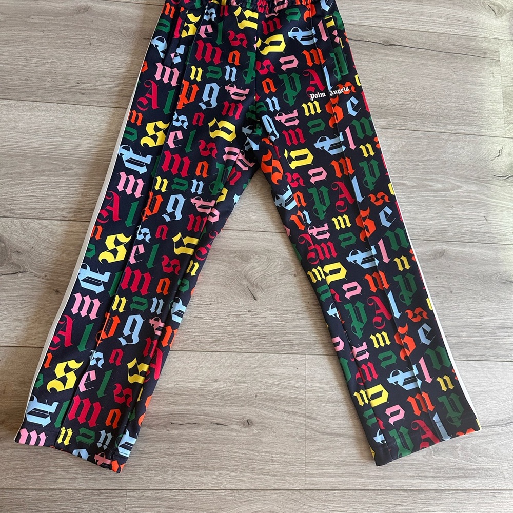 PALM ANGELS Colorful Graphic Print joggers Pants